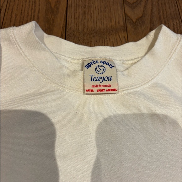 Tea You Apres Sport Cream Women's  Sweatshirt - Picture 7 of 10